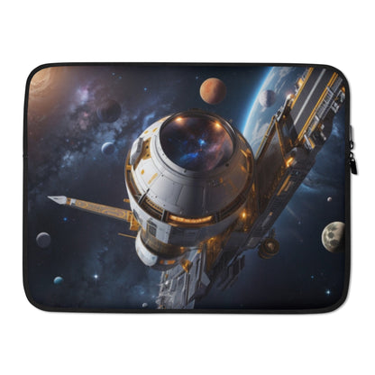 Embark on a Celestial Journey: Galactic Odyssey Laptop Case-laptop sleeve-15″-4-mysticalcherry