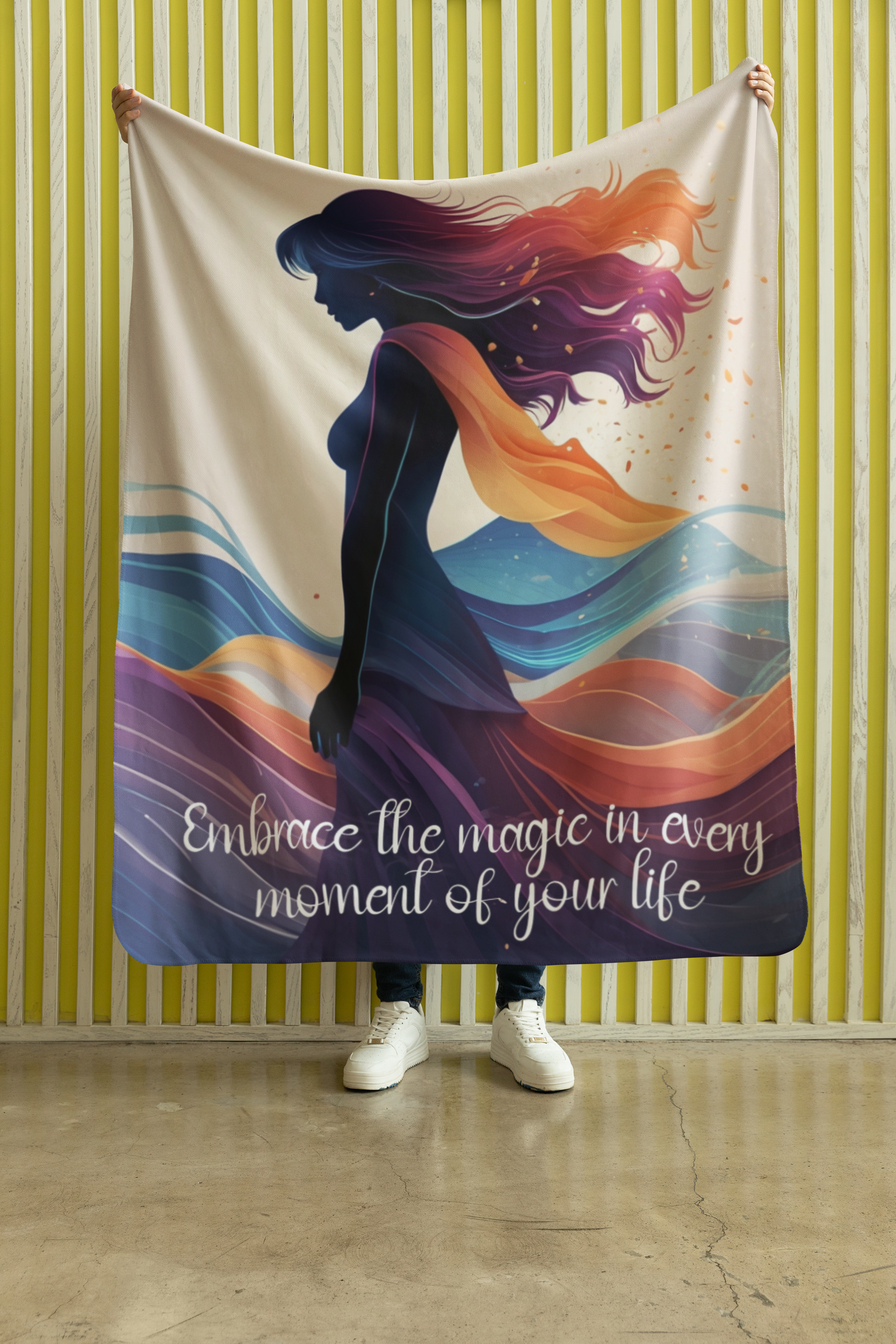 Embrace The Magic in Every Moment Throw Blanket--mysticalcherry
