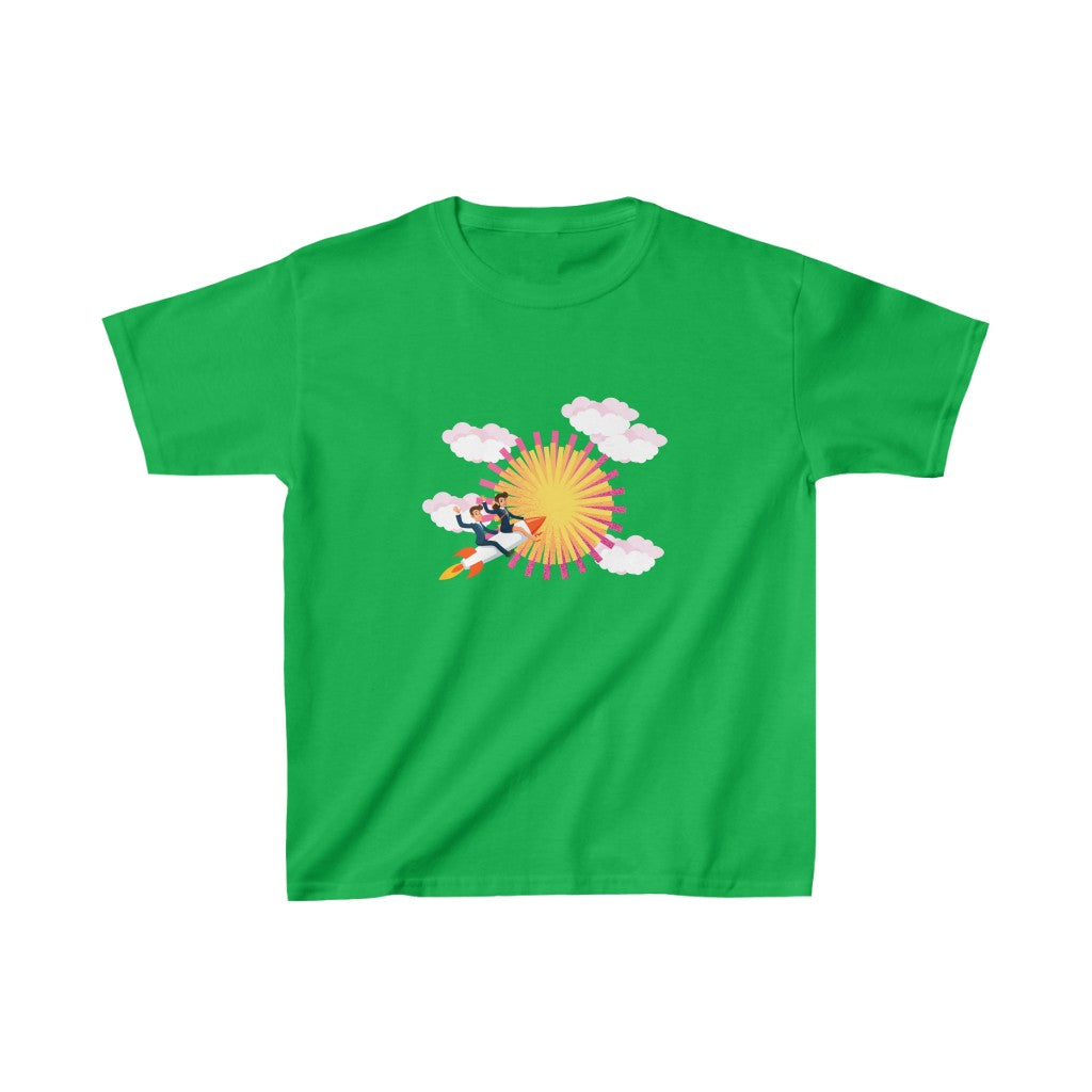 Fly Fly Fly Kid Cotton™ Tee-Kids clothes-XS-Irish Green-mysticalcherry