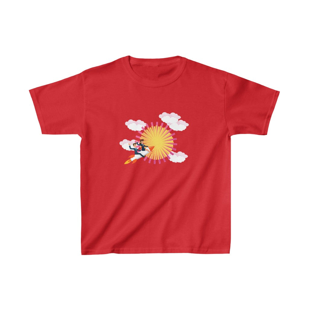 Fly Fly Fly Kid Cotton™ Tee-Kids clothes-XS-Red-mysticalcherry