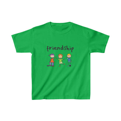 Friendship Kids Cotton™ Tee-Kids clothes-XS-Irish Green-mysticalcherry