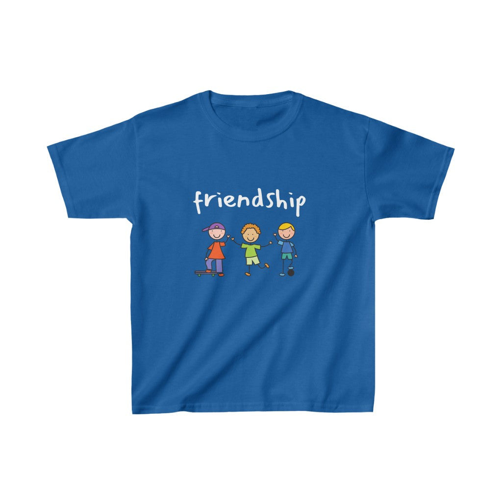 Friendship Kids Cotton™ Tee-Kids clothes-XS-Royal-mysticalcherry