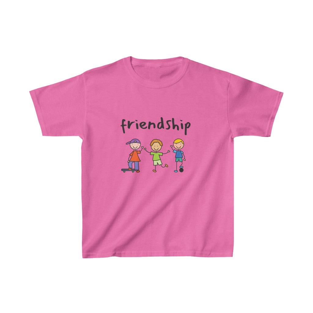 Friendship Kids Cotton™ Tee-Kids clothes-XS-Azalea-mysticalcherry