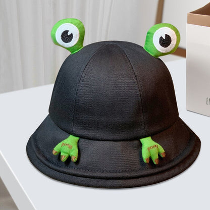 Froggy Bucket Hat-hat-Black-S(52cm)-mysticalcherry