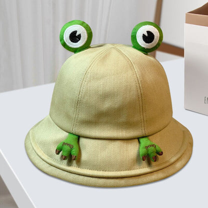 Froggy Bucket Hat-hat-Khaki-S(52cm)-mysticalcherry