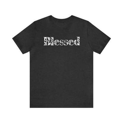 Giselle's Blessed Scissor Tee-T-Shirt-Dark Grey Heather-S-mysticalcherry