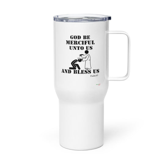 God Be Merciful Unto Us And Bless Us Tumbler-tumbler with handle-mysticalcherry