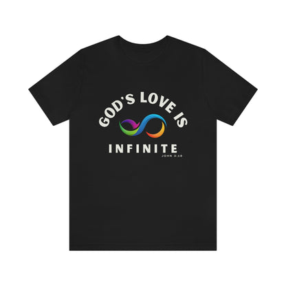 God's Love is Infinite T-shirt-T-Shirt-Black-S-mysticalcherry