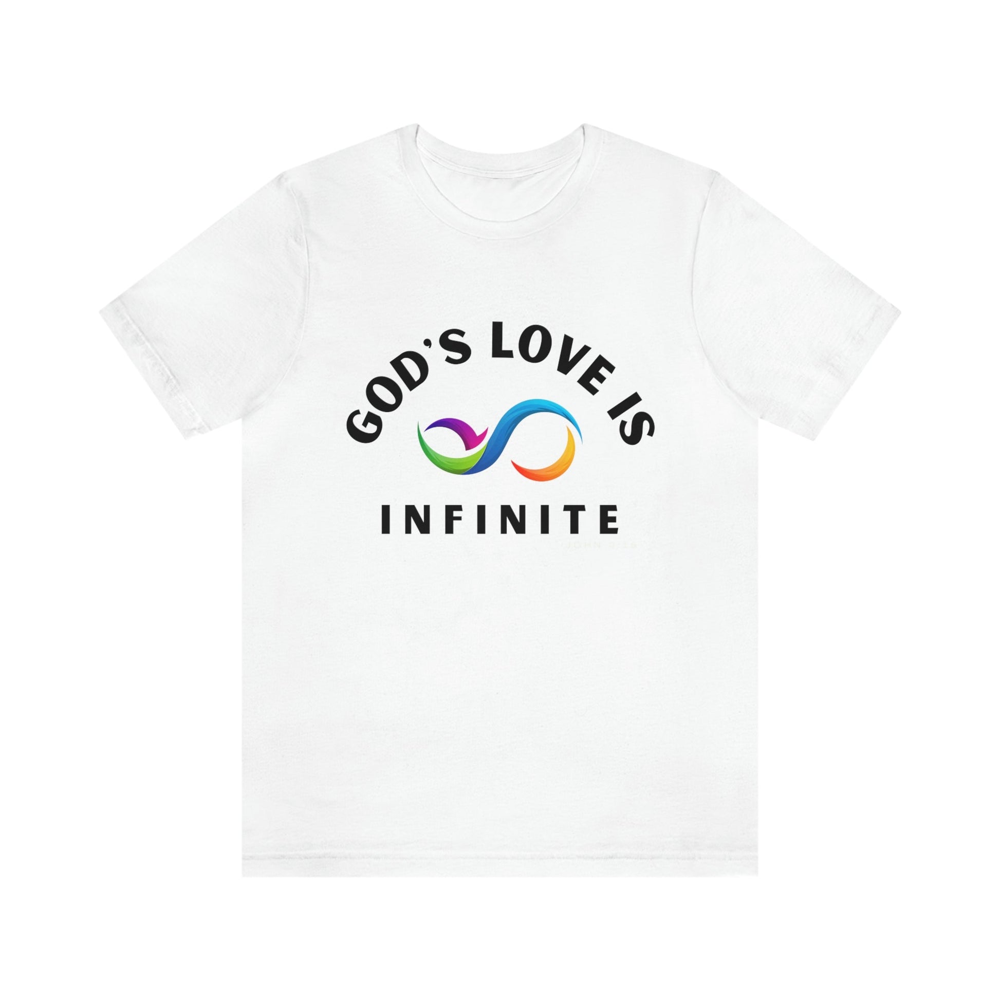God's Love is Infinite T-shirt-T-Shirt-White-S-mysticalcherry