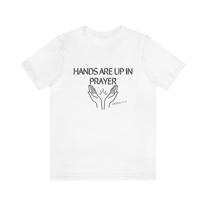 HANDS UP IN PRAYER T-SHIRT-T-Shirt-White-S-mysticalcherry