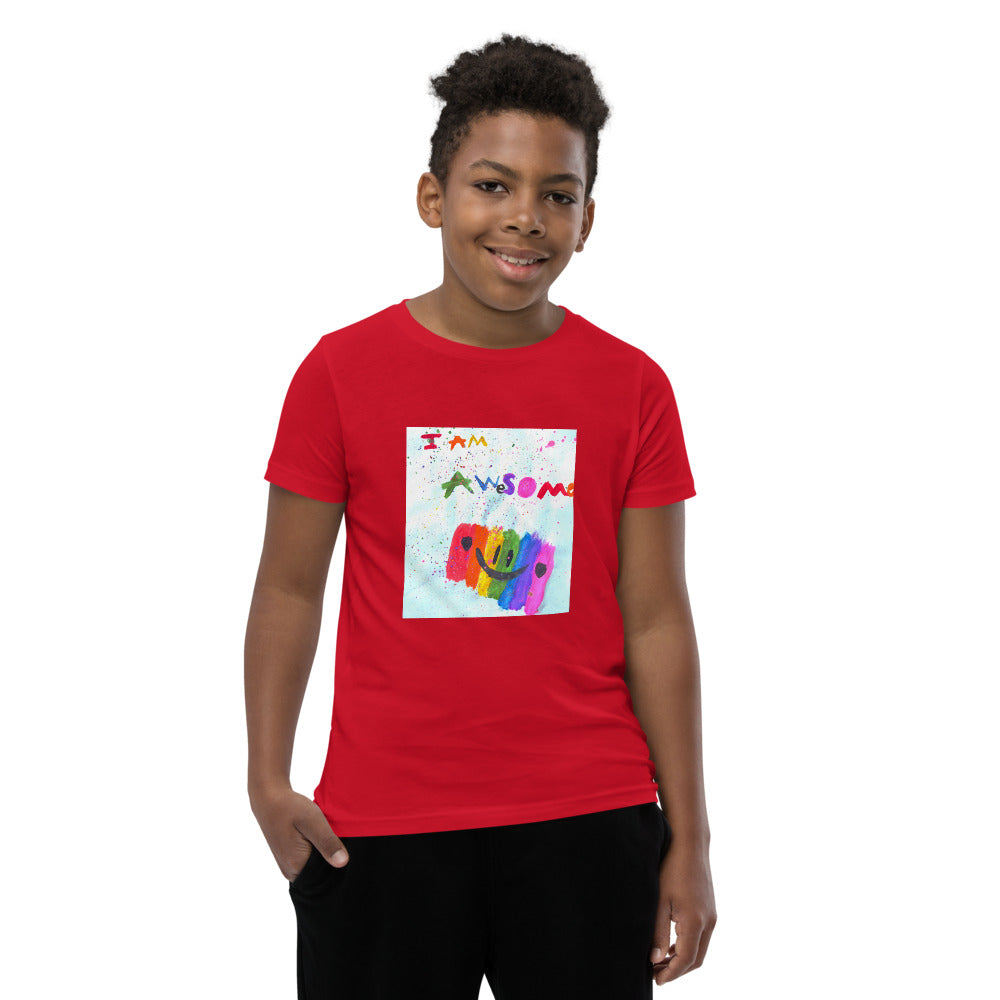 I Am Awesome Youth T-Shirt-kid's t-shirt-mysticalcherry