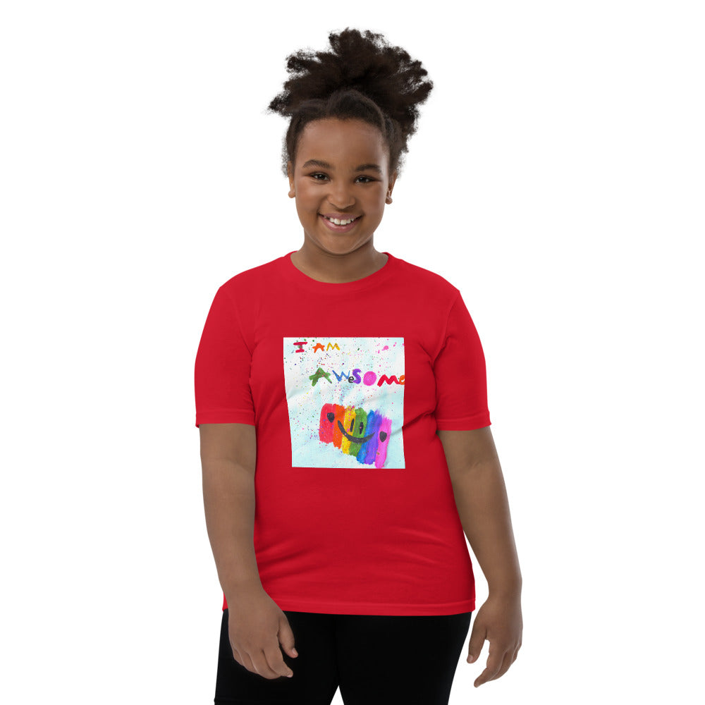I Am Awesome Youth T-Shirt-kid's t-shirt-mysticalcherry