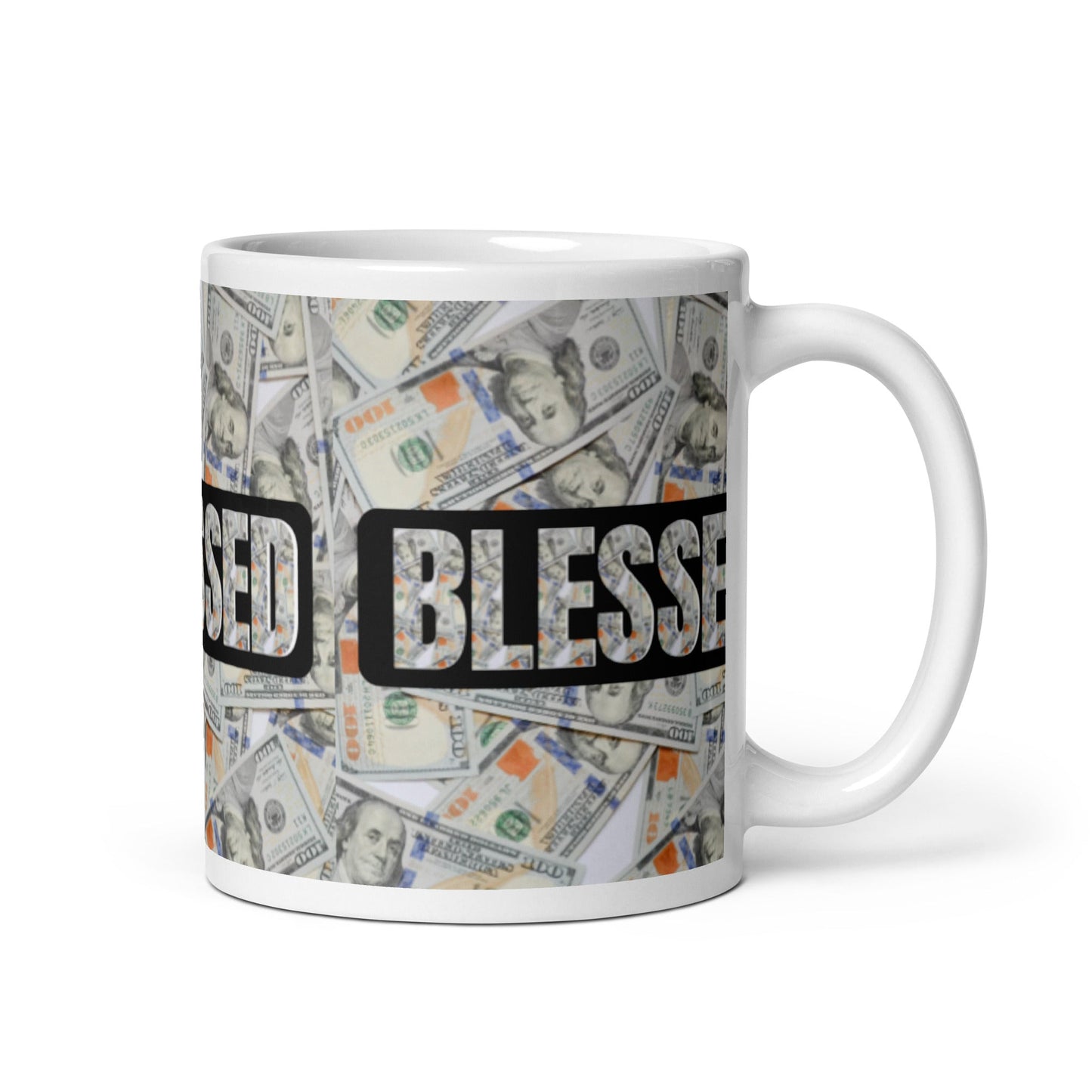INSPIRATIONAL BLESSED MUG COLLECTION-white mug-11oz-Money 1-mysticalcherry