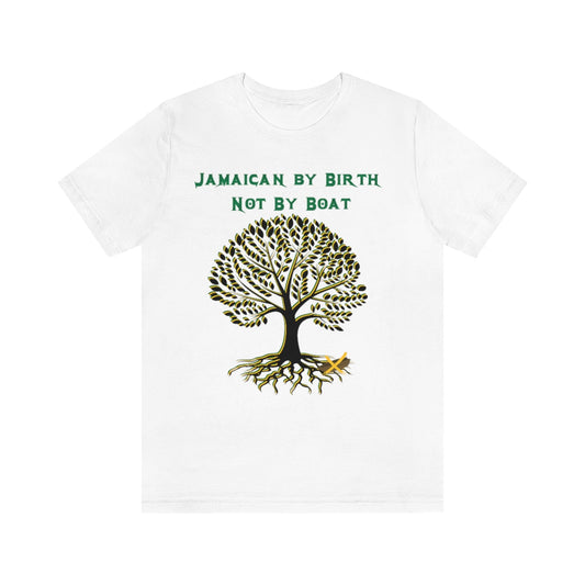 JAMAICAN BY BIRTH HERITAGE T-SHIRT-T-Shirt-White-S-mysticalcherry