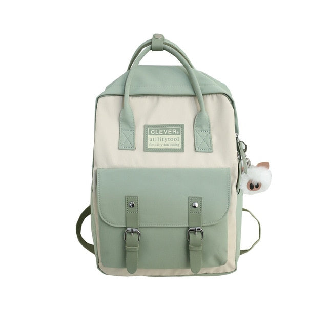 Kool Teens Backpack-backpack-light green-mysticalcherry