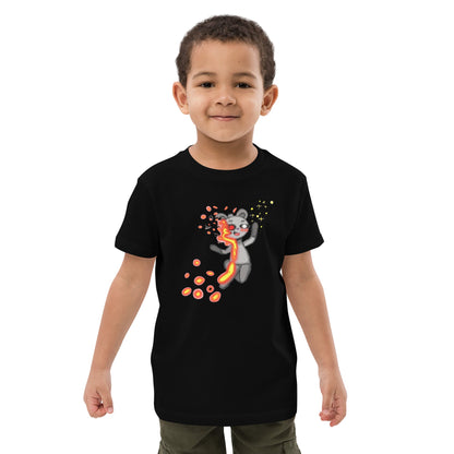 LAVABEAR BENDER ORGANIC COTTON KIDS T-SHIRT-eco-friendly organic graphic t-shirt-mysticalcherry