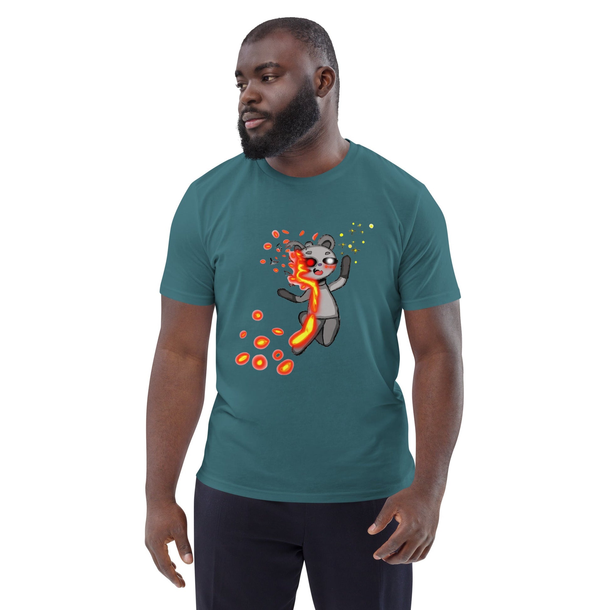 LAVABEAR BENDER ORGANIC COTTON T-SHIRT-eco-friendly organic graphic t-shirt-Stargazer-S-mysticalcherry
