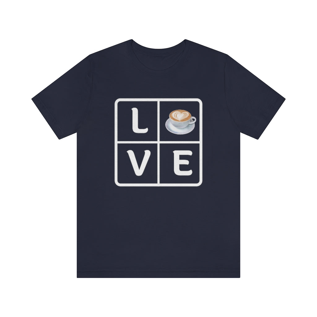 LOVE LATTE T-SHIRT-T-Shirt-Navy-S-mysticalcherry