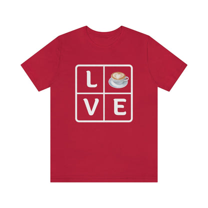 LOVE LATTE T-SHIRT-T-Shirt-Red-S-mysticalcherry