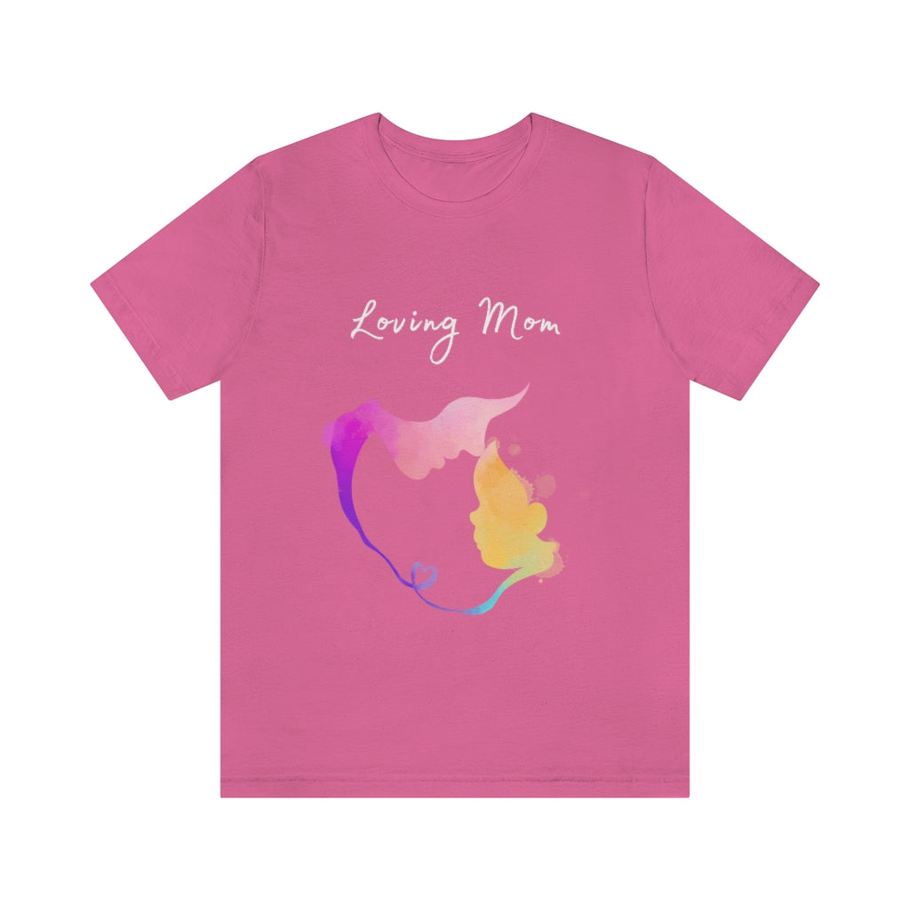 LOVING MOM T-SHIRT-T-Shirt-Charity Pink-S-mysticalcherry