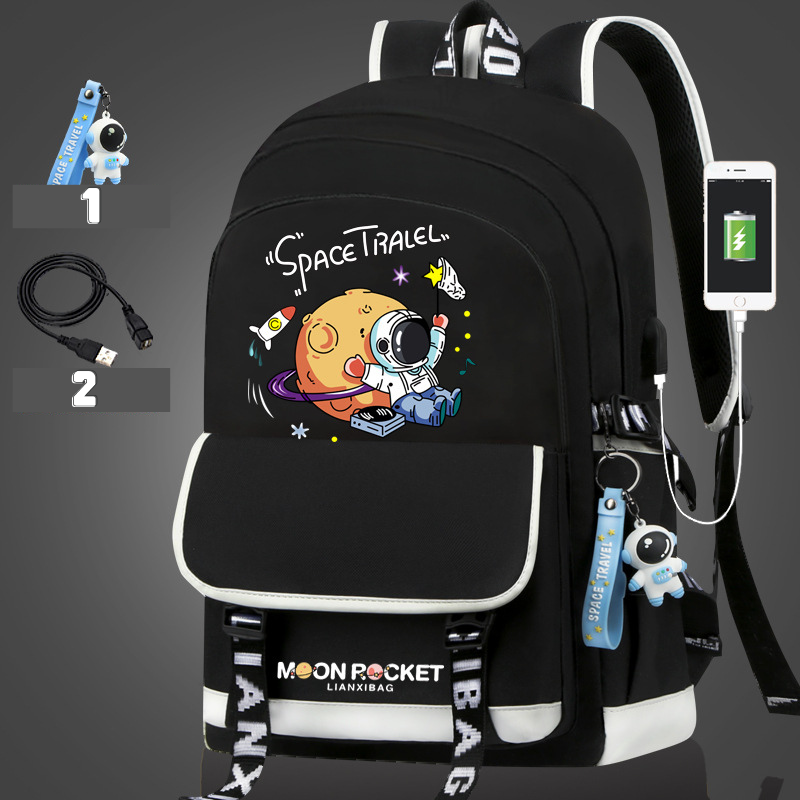 Living that School Life Backpack-backpack-black2-mysticalcherry