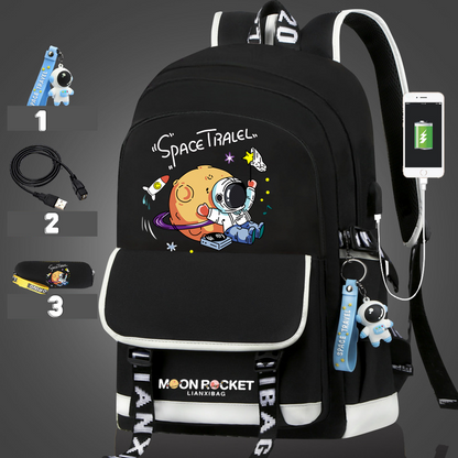 Living that School Life Backpack-backpack-black4-mysticalcherry