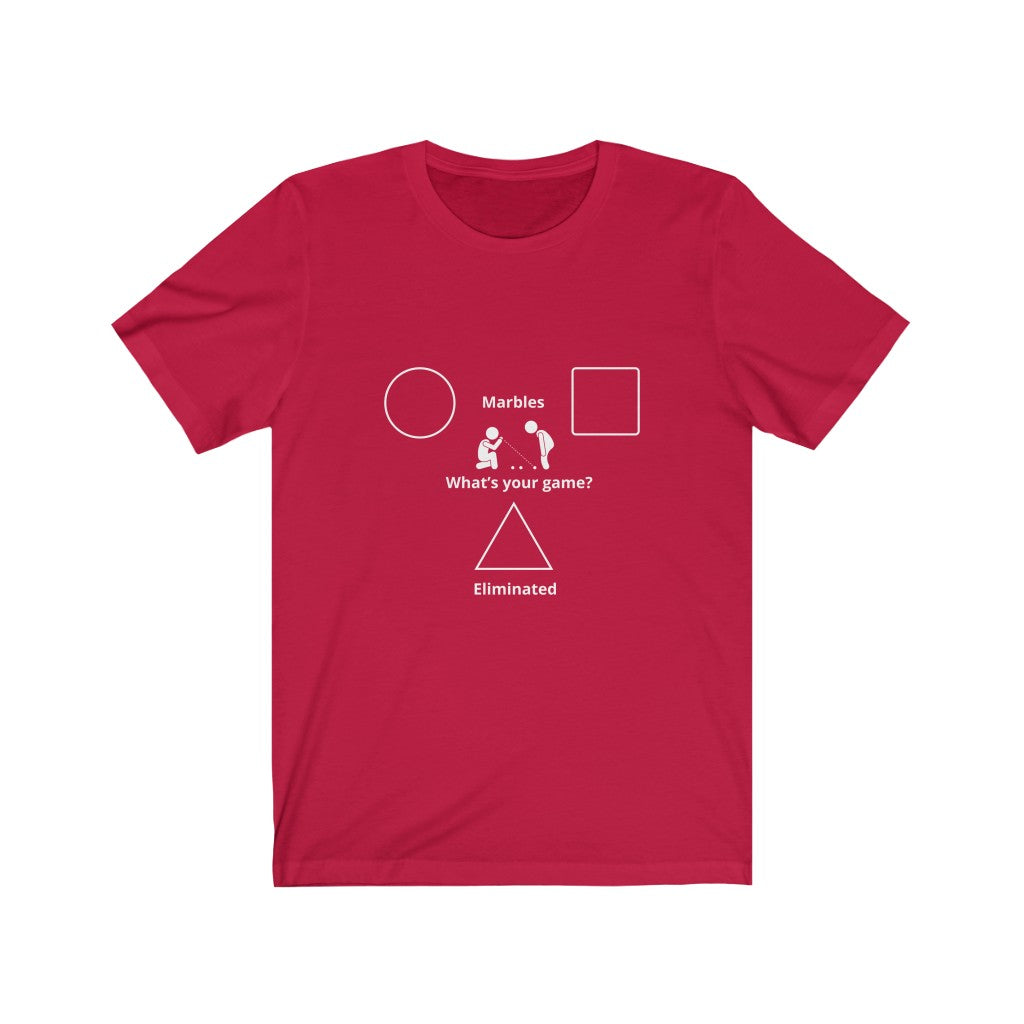 MARBLES T-SHIRT-graphic T-Shirt-Red-S-mysticalcherry