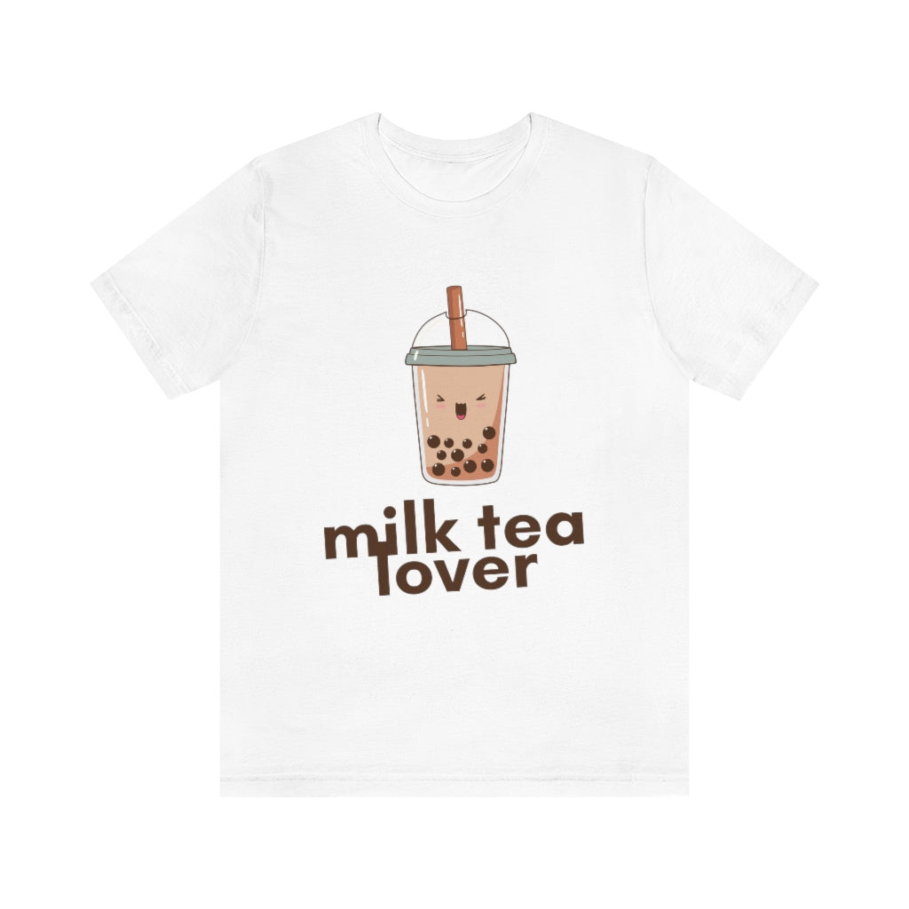 MILK TEA LOVER T-SHIRT-T-Shirt-White-S-mysticalcherry