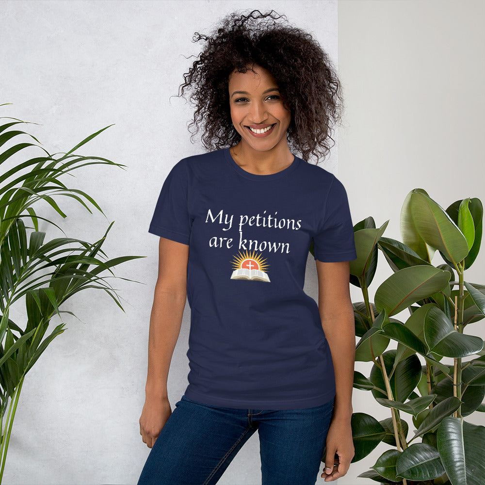 MY PETITIONS ARE KNOW T-SHIRT-Grapnic T-Shirt-Navy-S-mysticalcherry