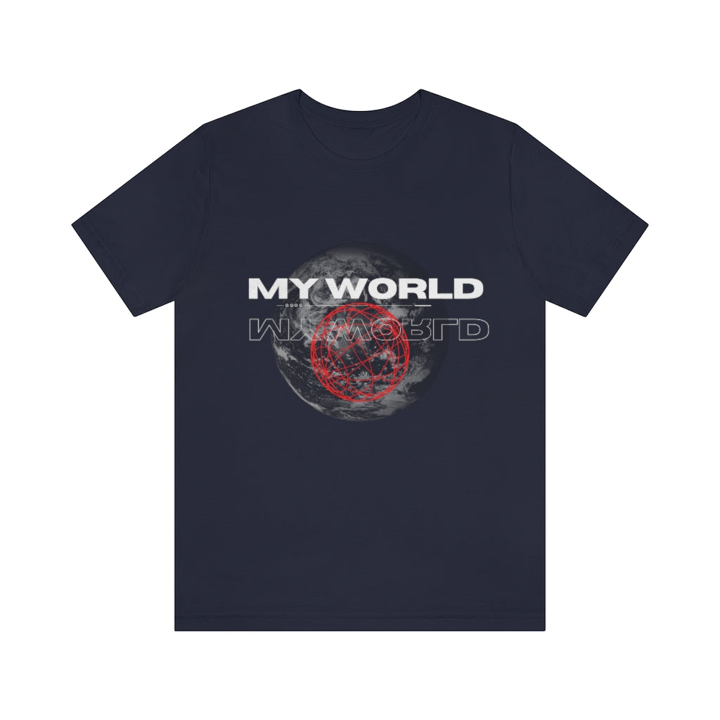 MY WORLD UPSIDE DOWN T-SHIRT-T-Shirt-Navy-S-mysticalcherry
