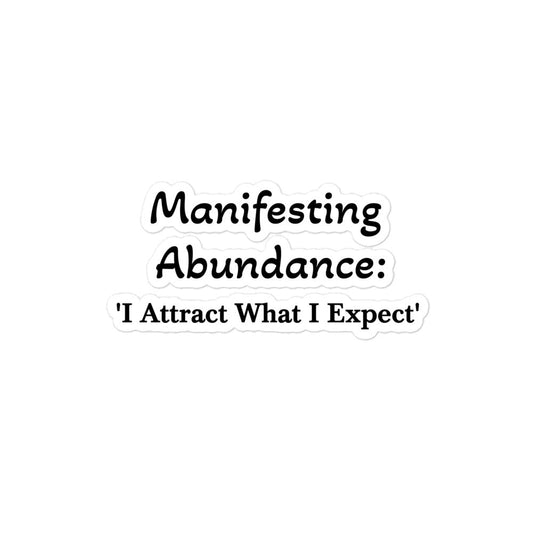 Manifesting Abundance... Bubble-free stickers-bubble-free sticker-4″×4″-mysticalcherry