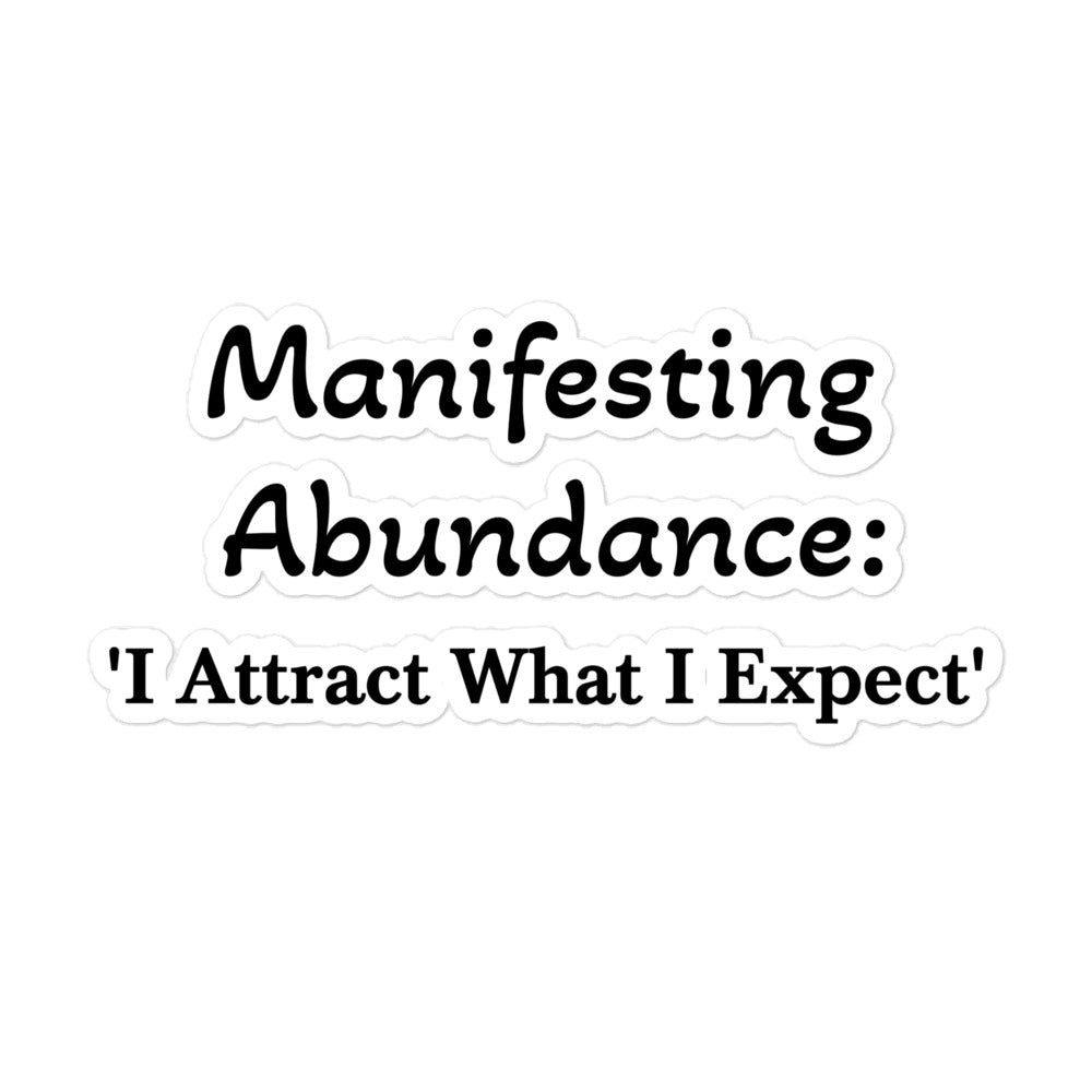 Manifesting Abundance... Bubble-free stickers-bubble-free sticker-5.5″×5.5″-mysticalcherry