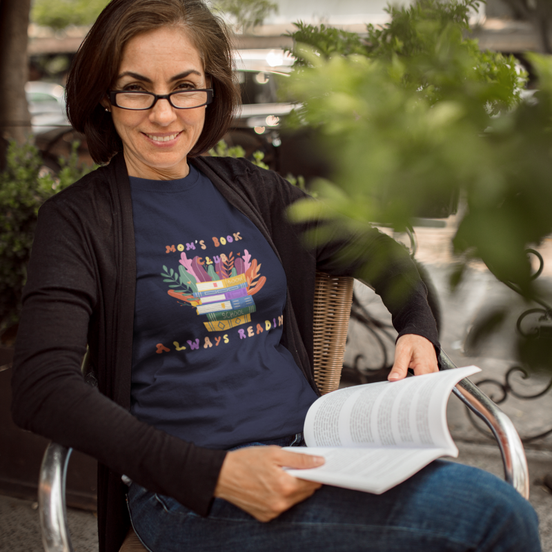 Mom's Book Club T-shirt-T-Shirt-mysticalcherry