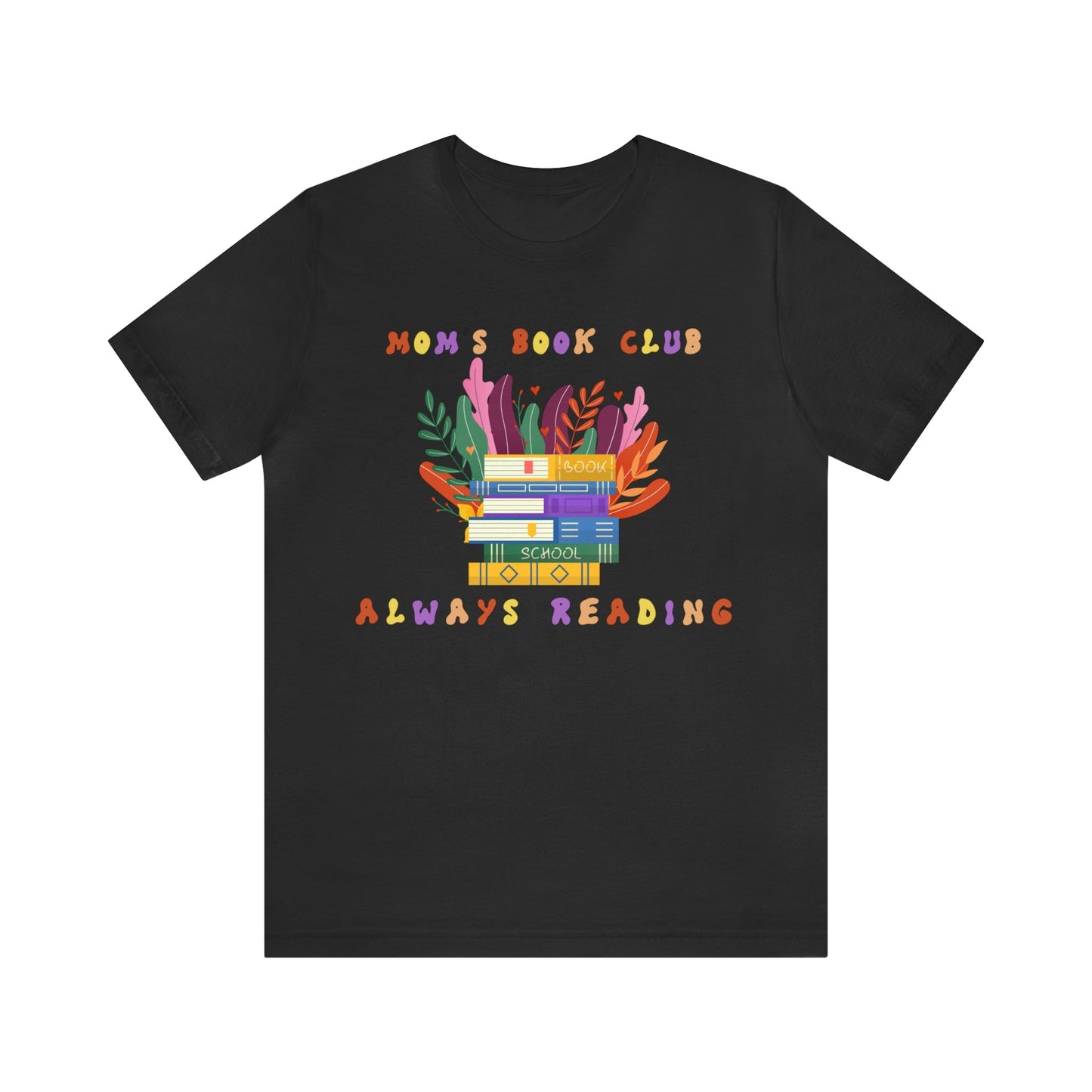 Mom's Book Club T-shirt-T-Shirt-Black-S-mysticalcherry