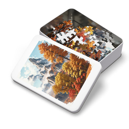 Mountain Escape Jigsaw Puzzle With Gift Box-Puzzle-mysticalcherry