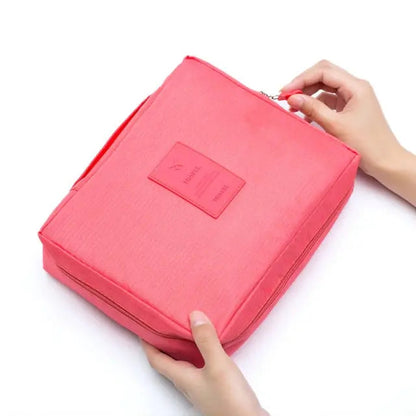 Multifunction Cosmetic Bag-makeup case-Pink-mysticalcherry