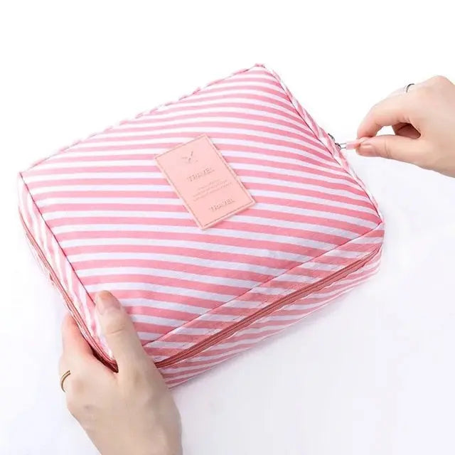 Multifunction Cosmetic Bag-makeup case-Pink Article-mysticalcherry