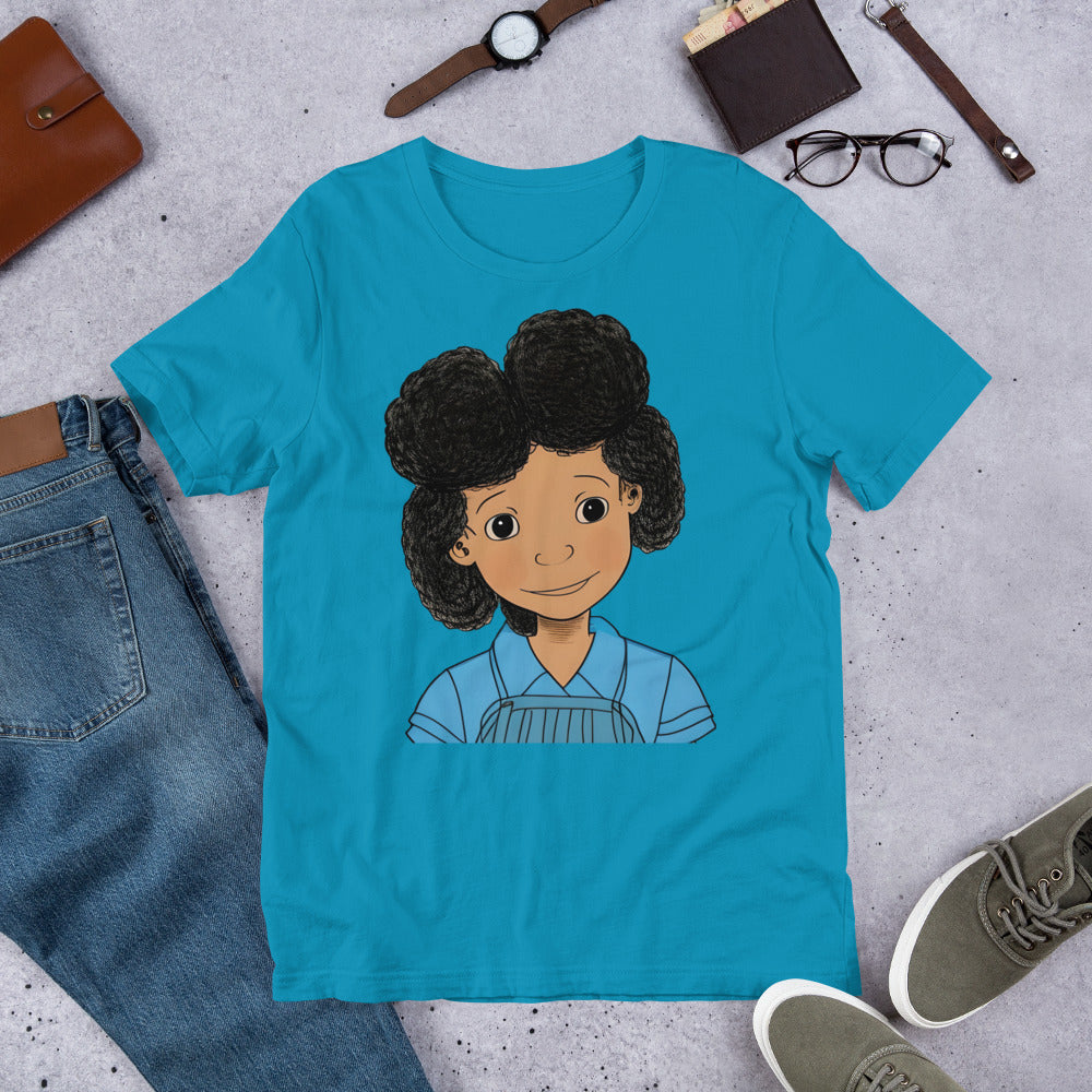 My Blue Girl Art T-shirt-Wearable art t-shirt-mysticalcherry