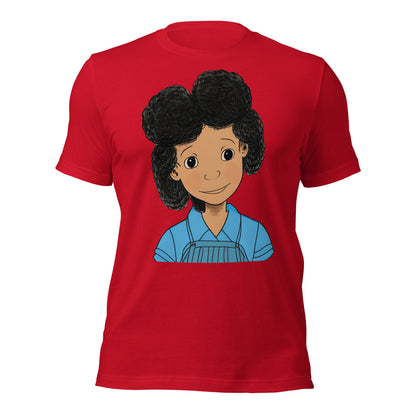 My Blue Girl Art T-shirt-Wearable art t-shirt-Red-XS-mysticalcherry