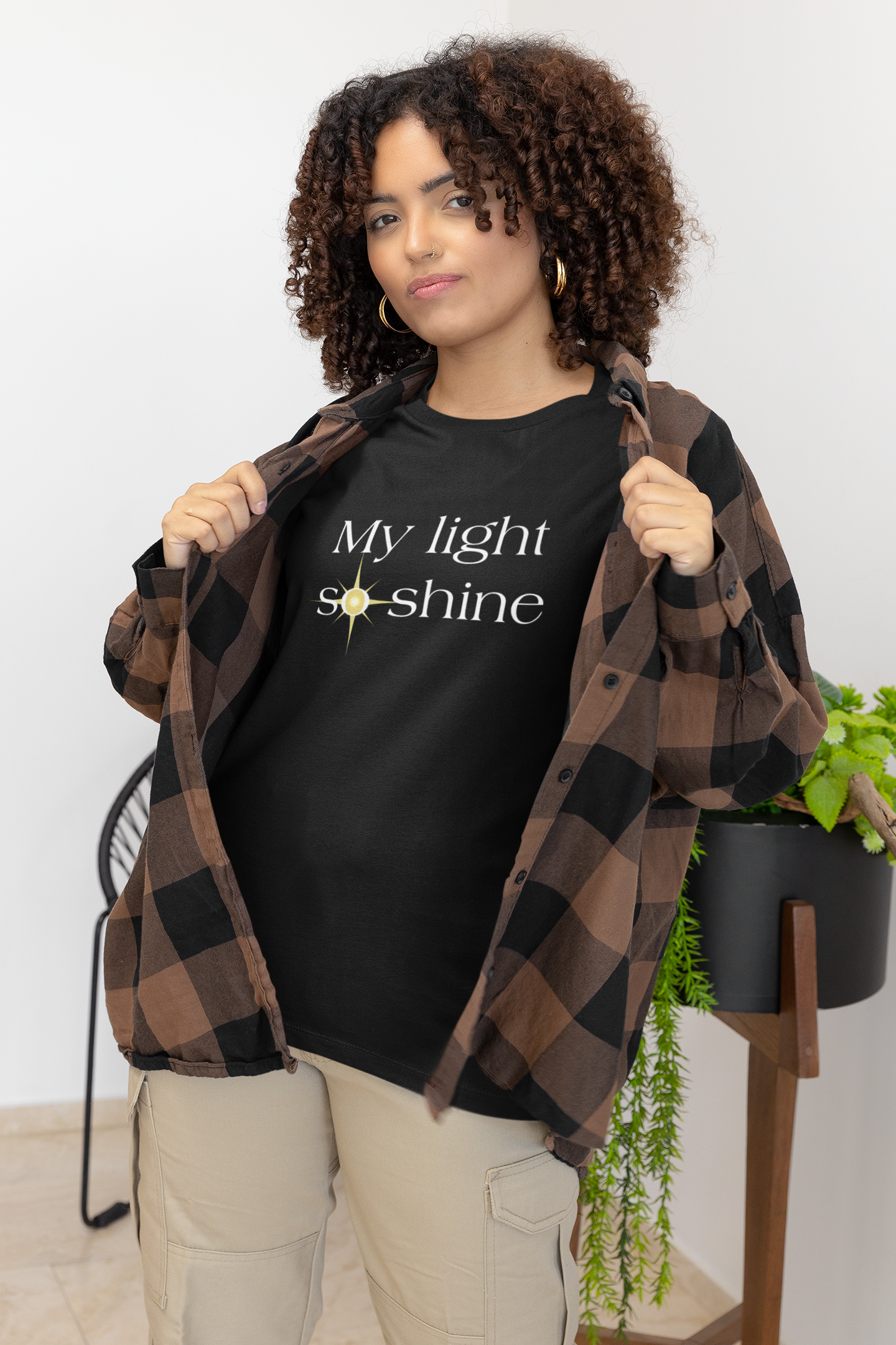 My Light So Shine Organic T-shirt--mysticalcherry