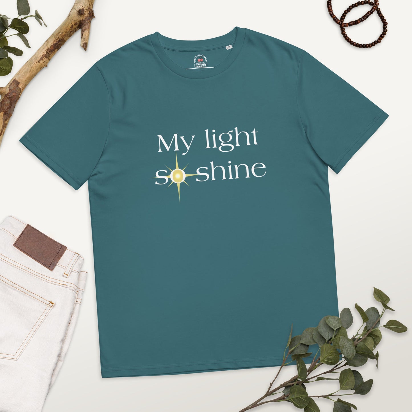 My Light So Shine Organic T-shirt-Stargazer-S-mysticalcherry