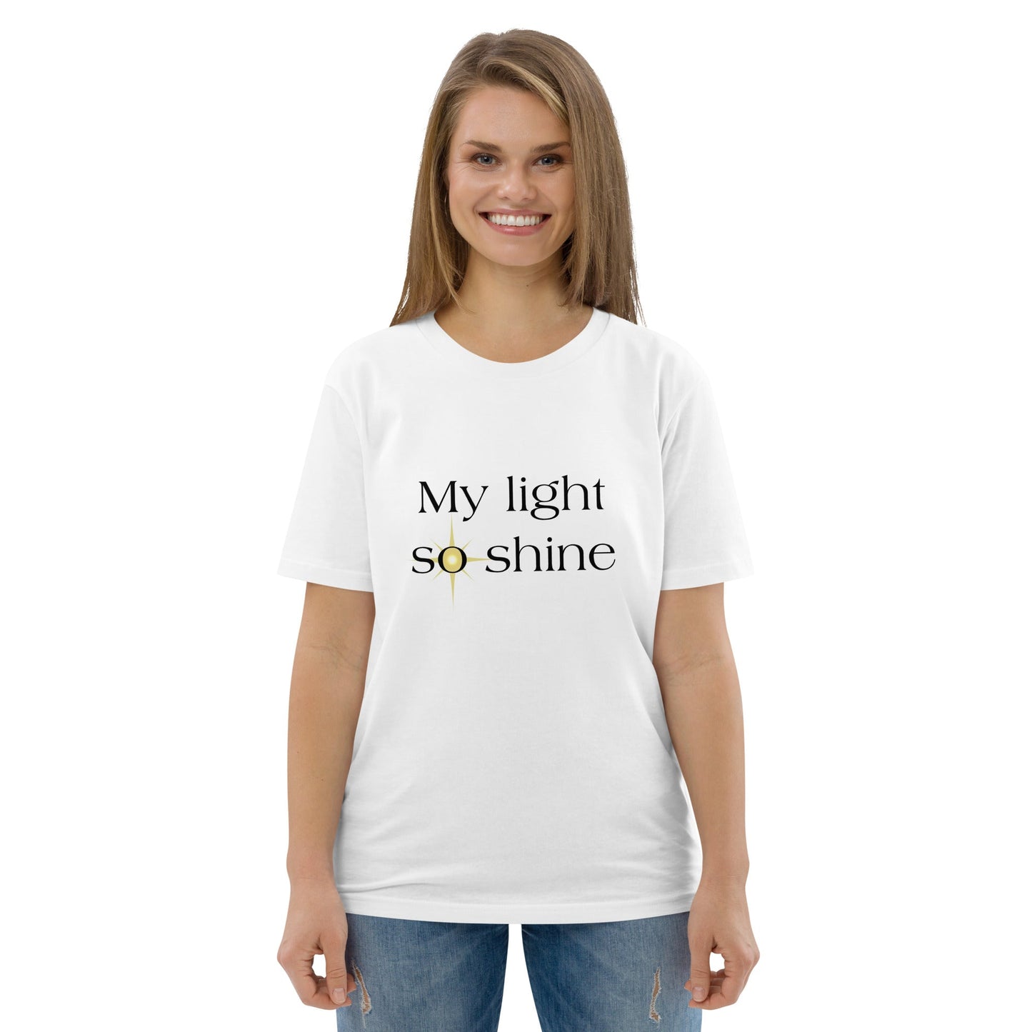 My Light So Shine Organic T-shirt--mysticalcherry