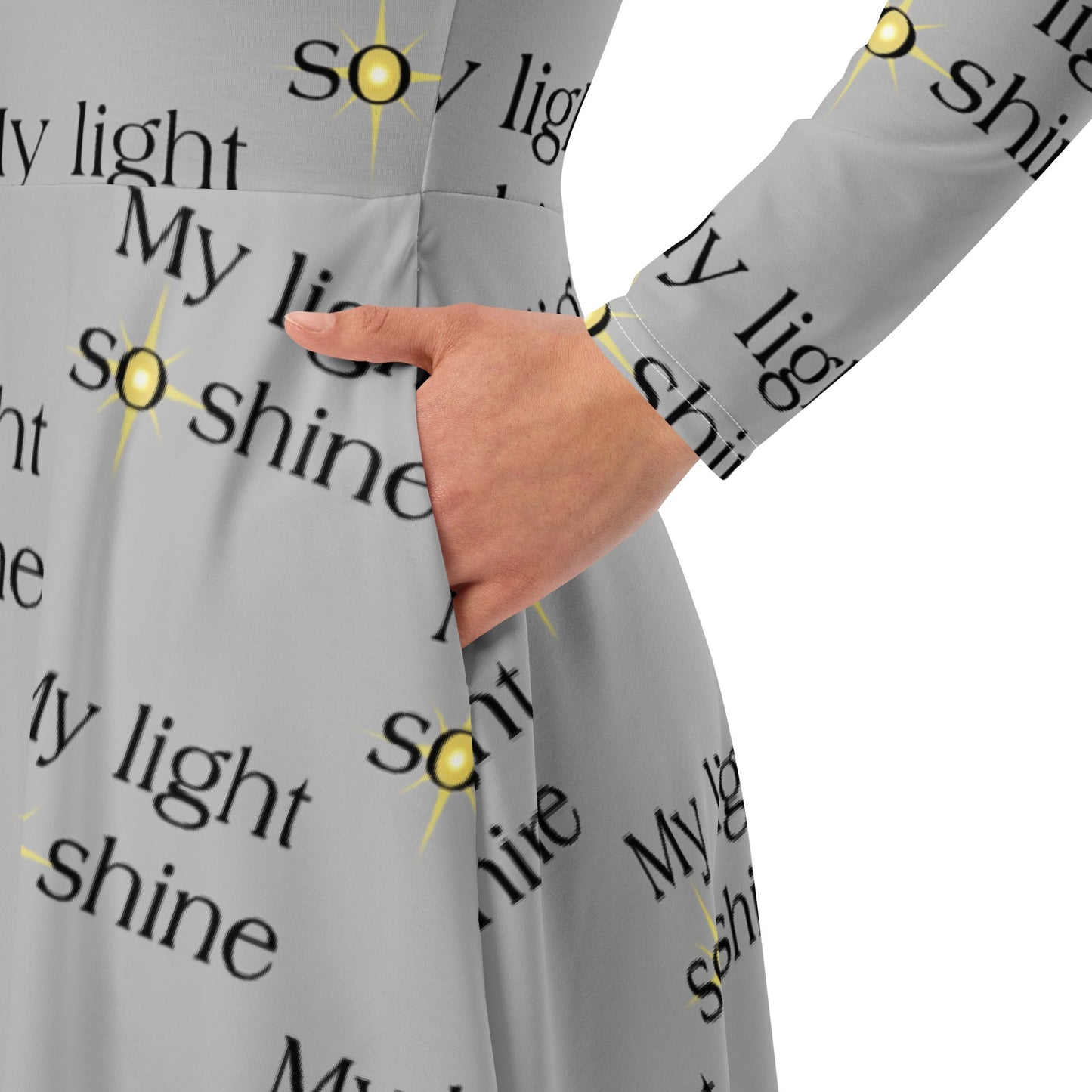 My Light So Shine Swing Dress-dress-mysticalcherry