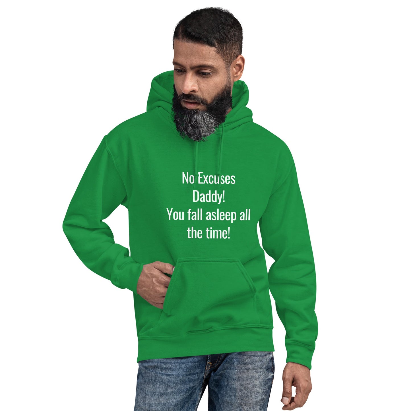 NO EXCUSES DADDY HOODIEE-Hoodie-mysticalcherry