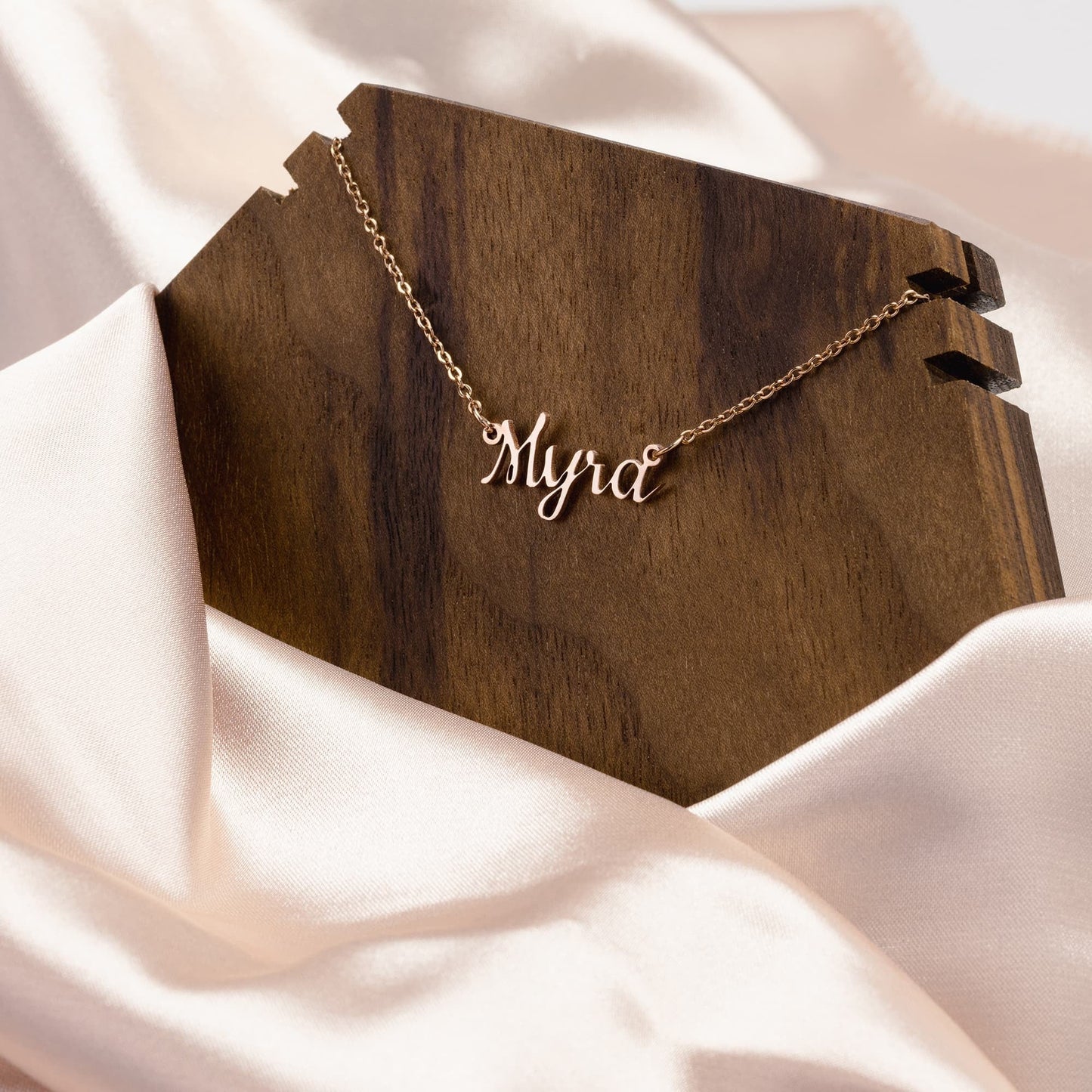 Personalized Name Necklace-Jewelry-Rose Gold-mysticalcherry