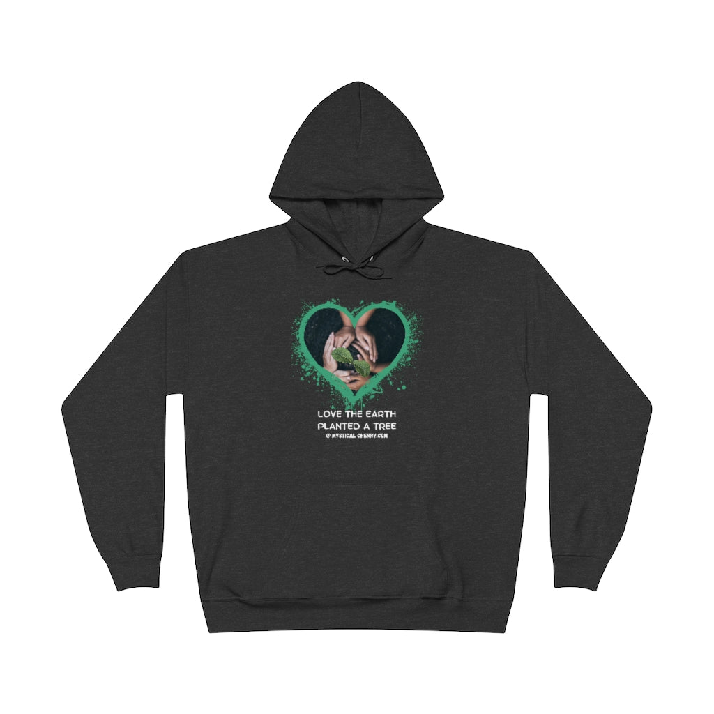 Planted A Tree EcoSmart®Hoodie-Hoodie-Charcoal Heather-S-mysticalcherry