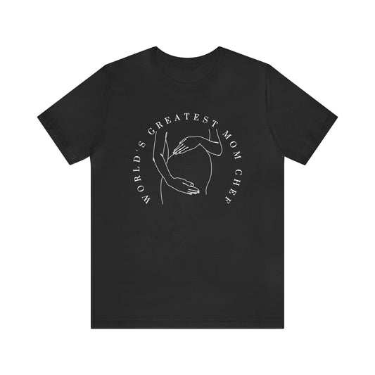 Pregnancy: World Greatest MOM Chief T-shirt-T-Shirt-Black-S-mysticalcherry