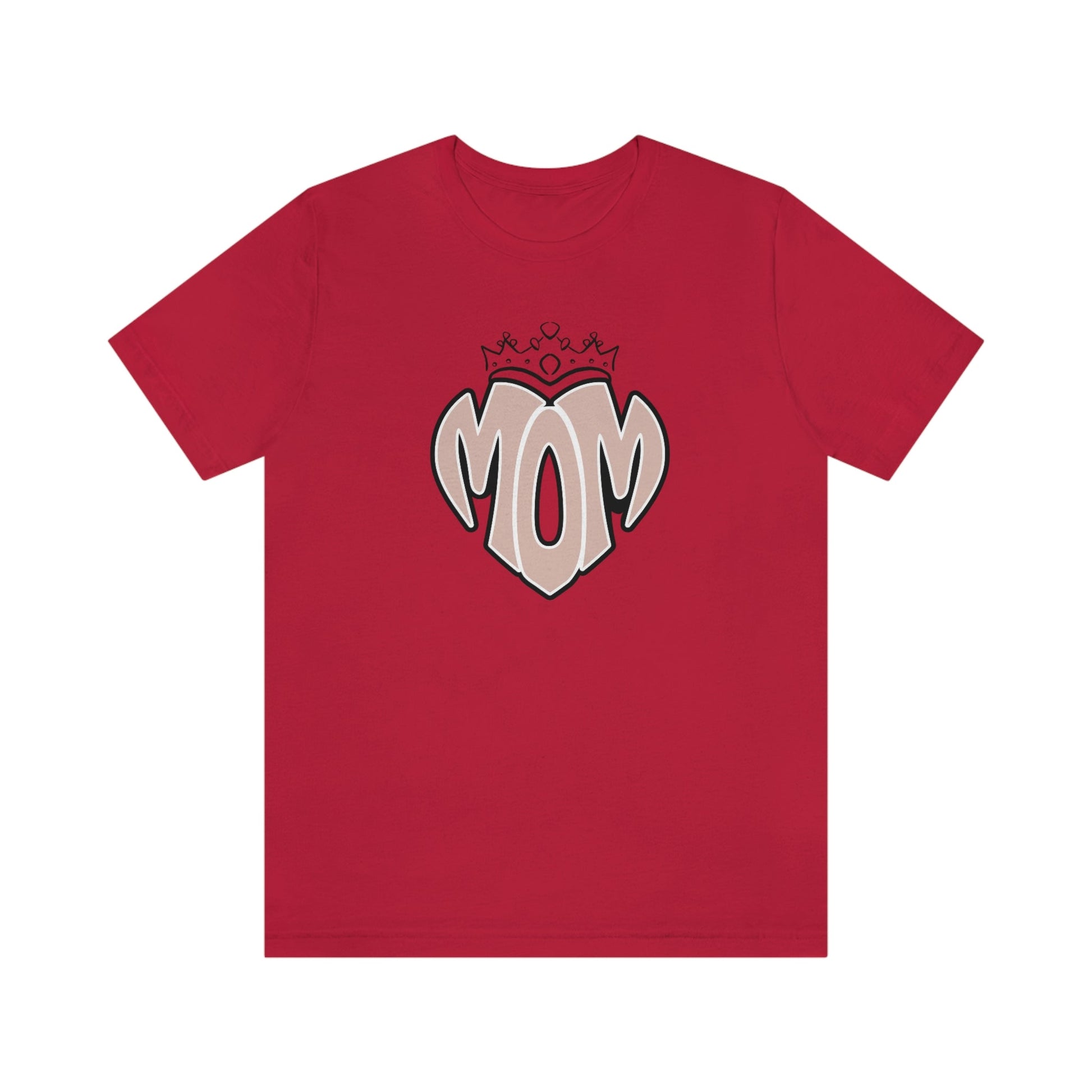 Queen Mom T-shirt-T-Shirt-Red-S-mysticalcherry