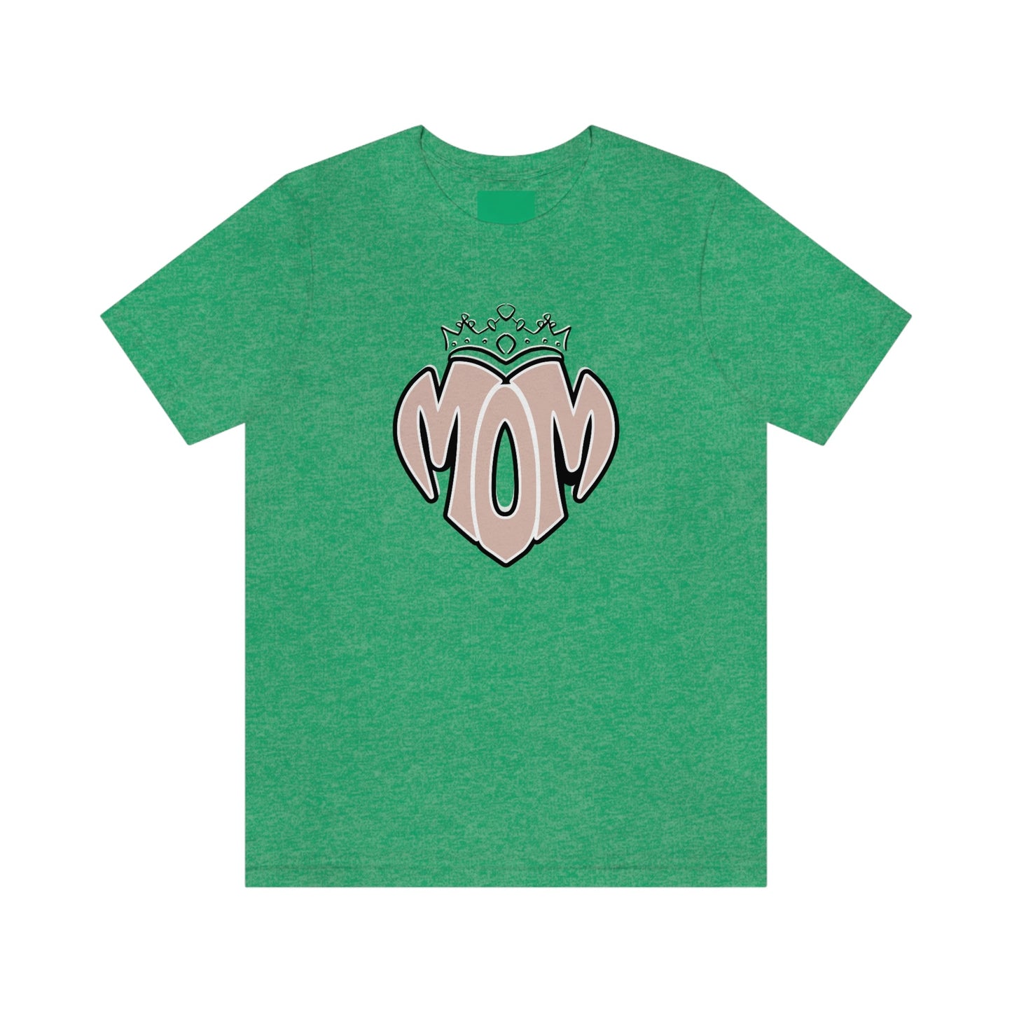 Queen Mom T-shirt-T-Shirt-Heather Kelly-S-mysticalcherry