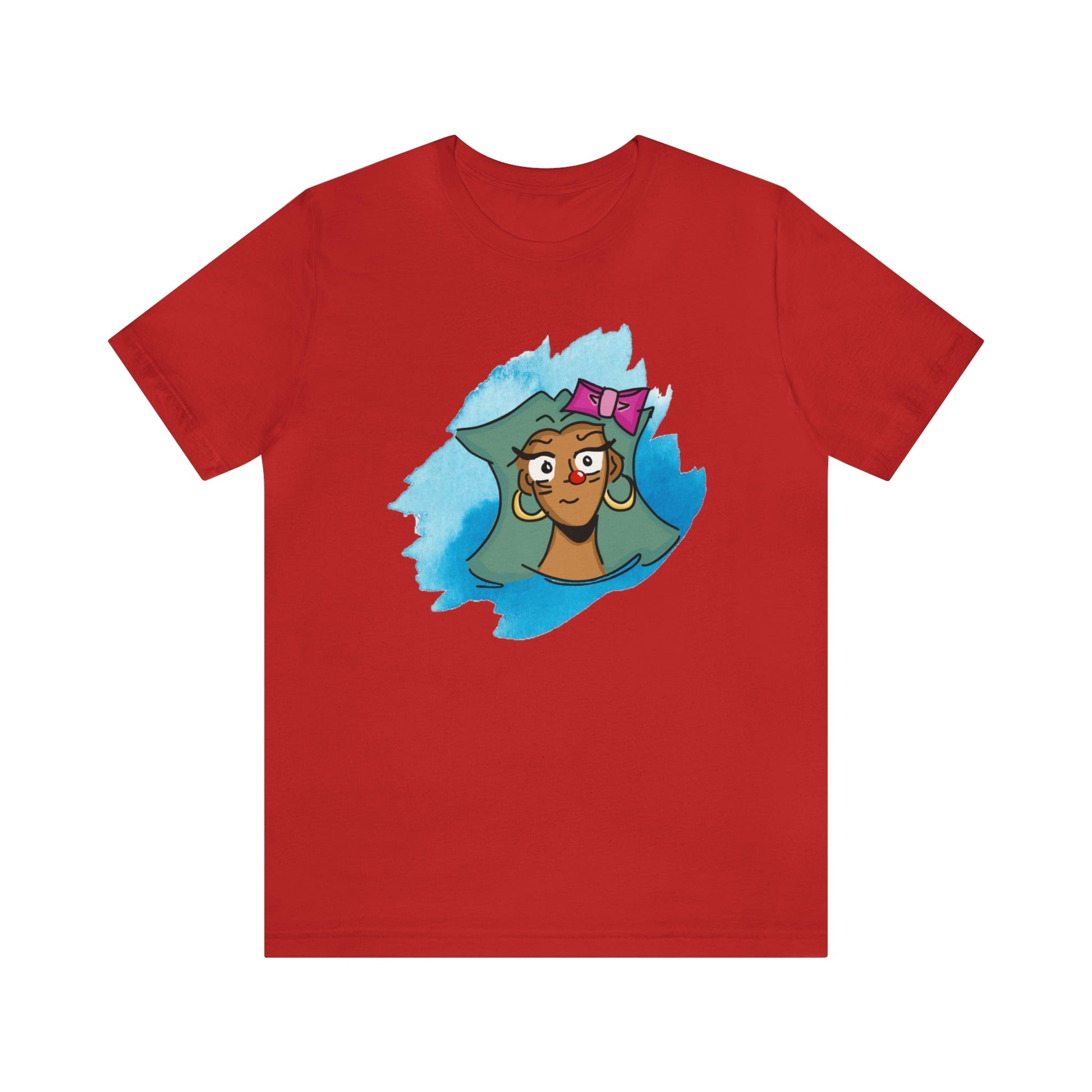 Red Nose Girl T-shirt-T-Shirt-Red-S-mysticalcherry